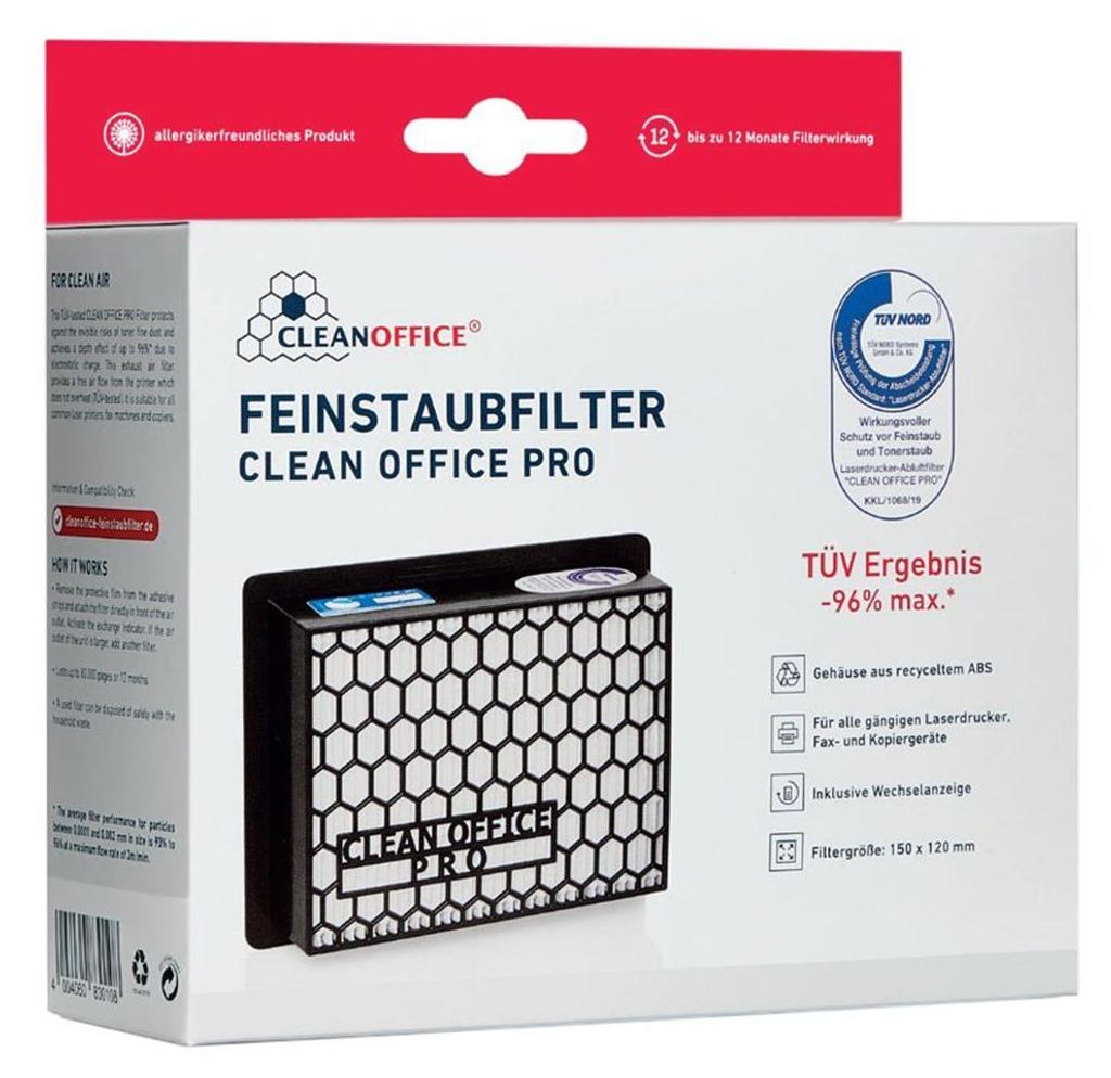 Clean Office Pro, lot de 1 filtre à particules fines pour Image du produit 