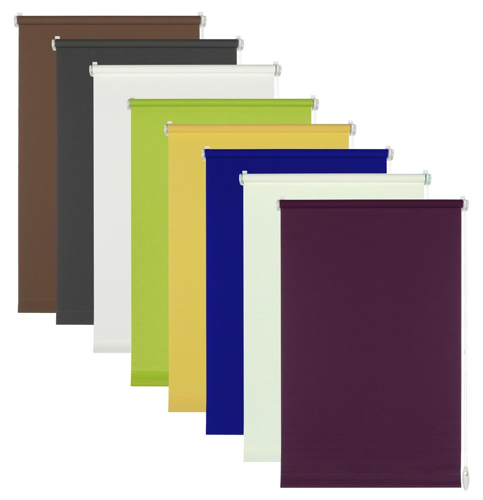 Seitenzug-Rollo Easy Fix, Farbe:hellgelb, Breite:100 cm, Produktbild 