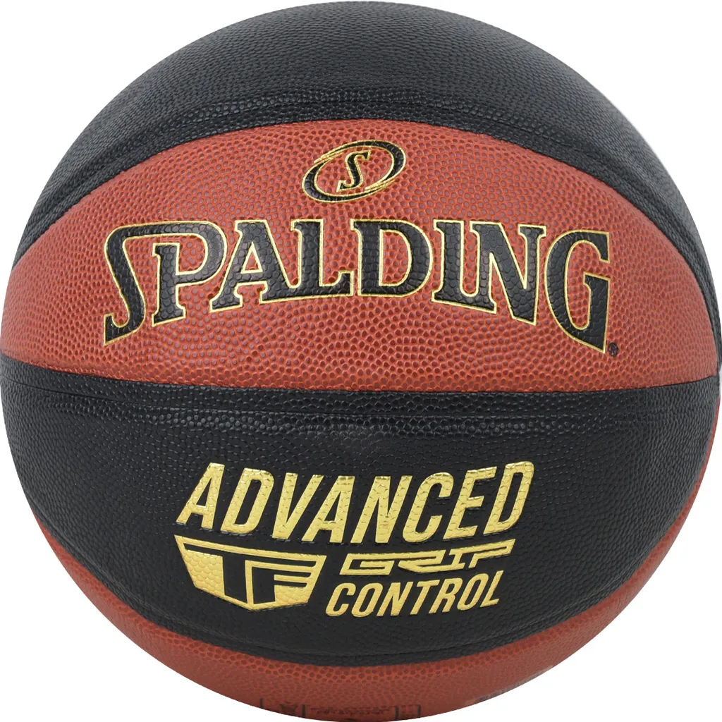 Ballon de Basketball Spalding Composite Noir et Orange Grip Control 76872Z