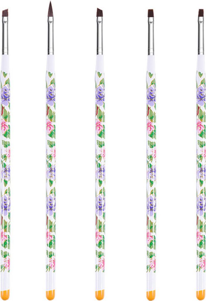 INF Pinceaux pour la décoration des ongles, 5 pièces Image du produit 