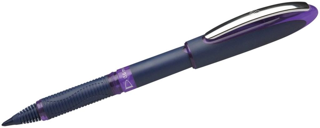 Tintenkugelschreiber One Business 0,6mm violett Packung mit Produktbild 