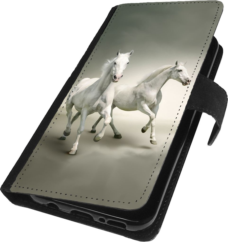 Handy Hülle für Samsung Galaxy A50 / A30s Book Case Schutzhülle Tasche Slim Flip Cover Etui Klapphülle Pferde Bild 270