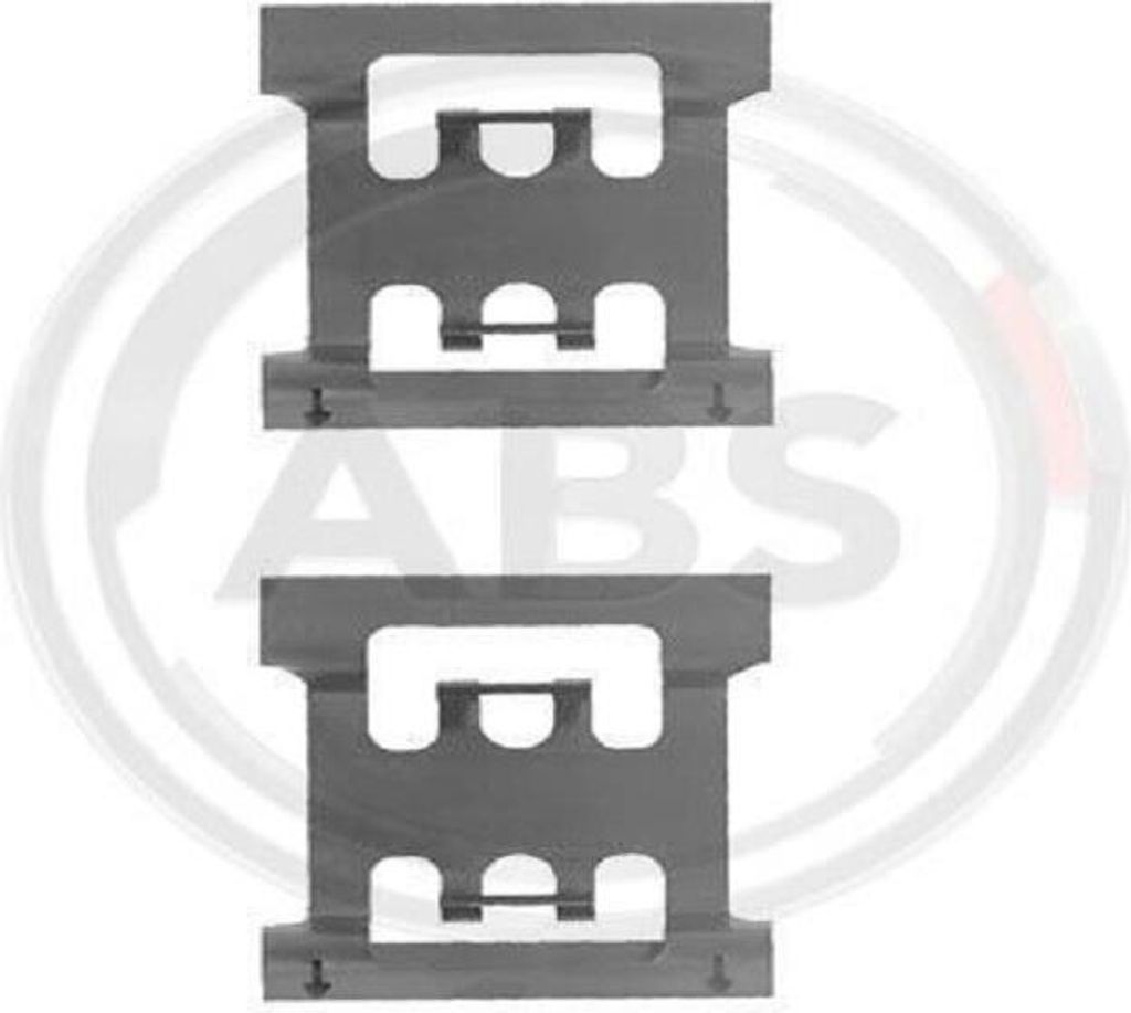 2x A.B.S. 1083Q Zubehörsatz Scheibenbremsbelag Vorne für VOLVO 940 II Kombi (945) 940 Kombi (945) 740 Kombi (745) 740 (744) 940 (944) 960 II Kombi