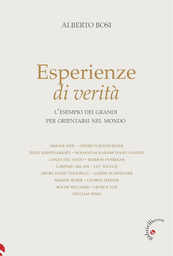 Bosi, A: Esperienze di verità. L'esempio dei grandi per orie