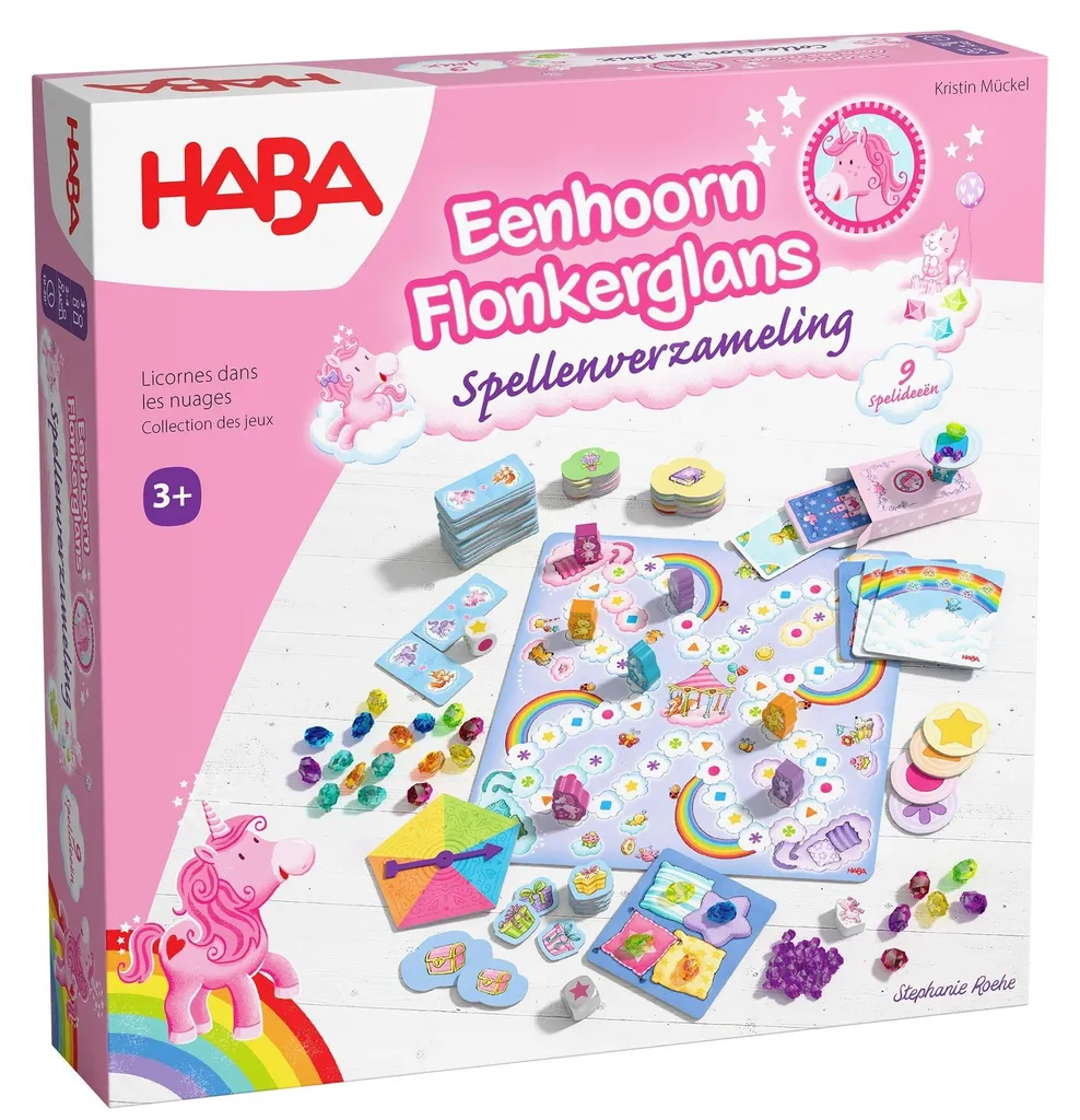 Haba Licorne Scintillante 301256 Collection de jeux éducatifs enfants