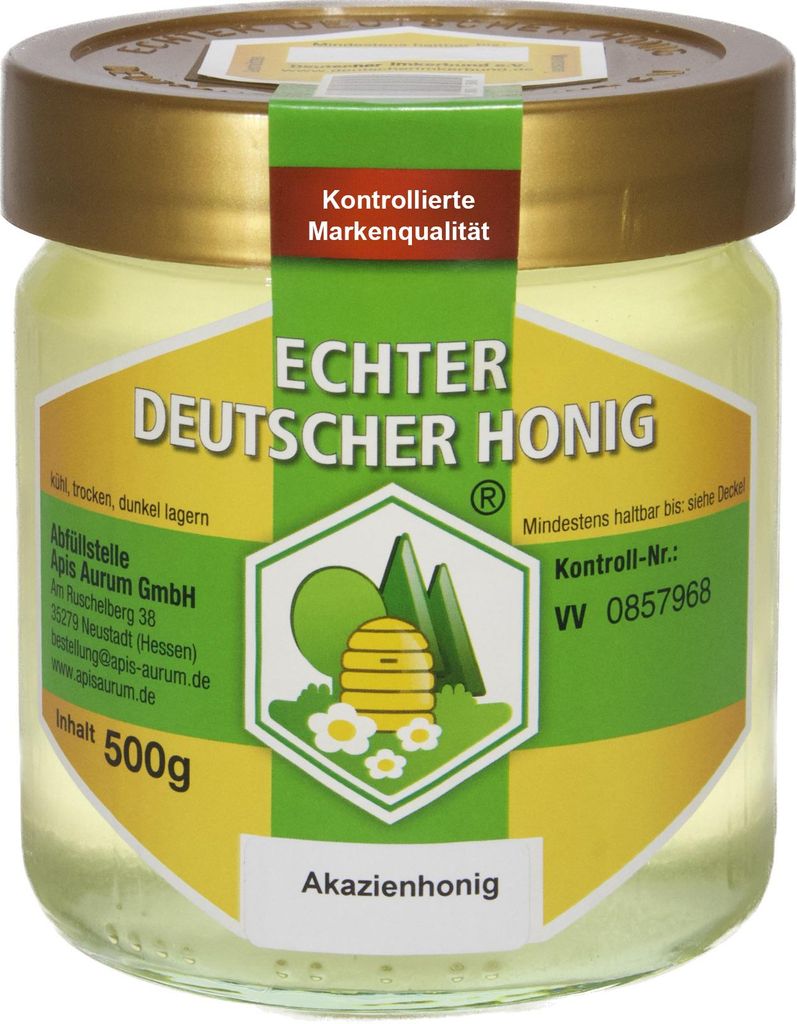 Akazienhonig - Echter Deutscher Honig 500g Produktbild 