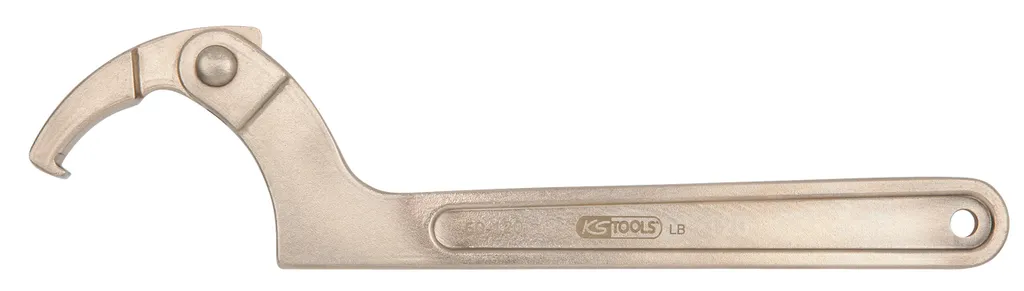 KS TOOLS 9638208 Chiave a Gancio Settore DIN 1810 A Bronzo Speciale
