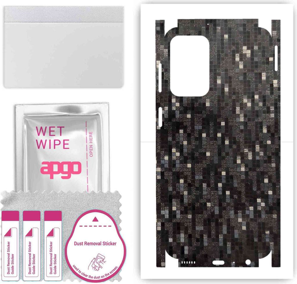 apgo Rückseite + Seiten Schutzfolie, Skin, kompatibel mit Samsung Galaxy A23, Hinten Displayschutzfolie aus Vinylfolie, kratzfest, einfache Montag...