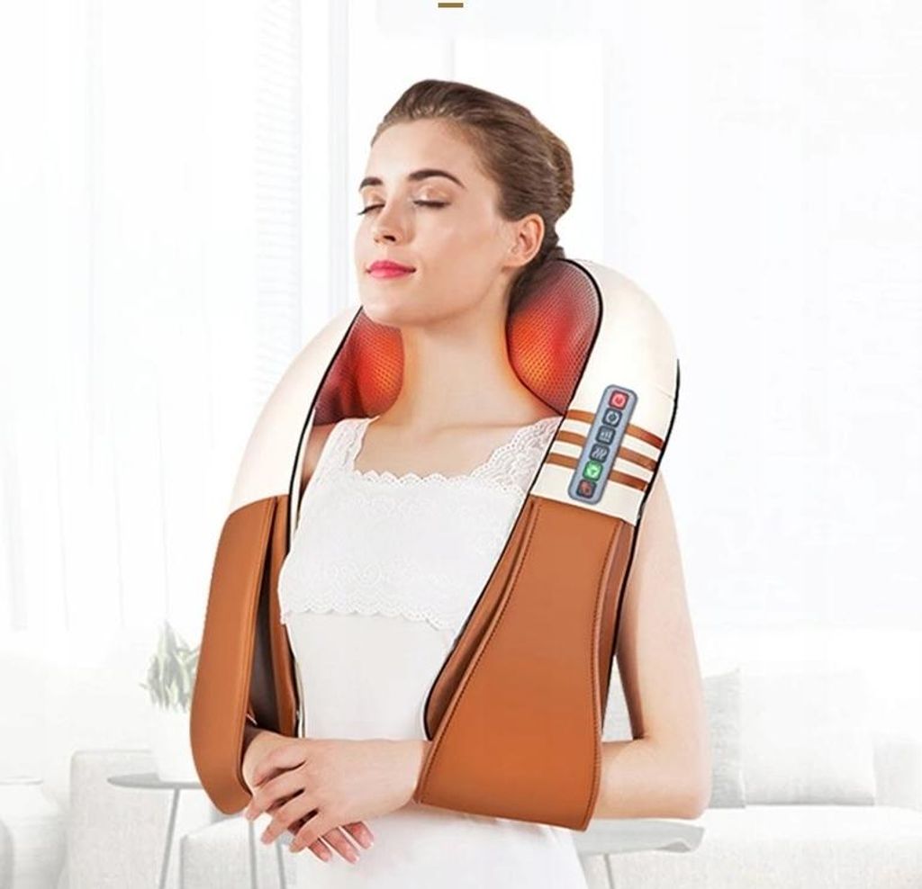 Nacken-Rücken-Körpermassagegerät Beheizter Shiatsu-Massagegürtel