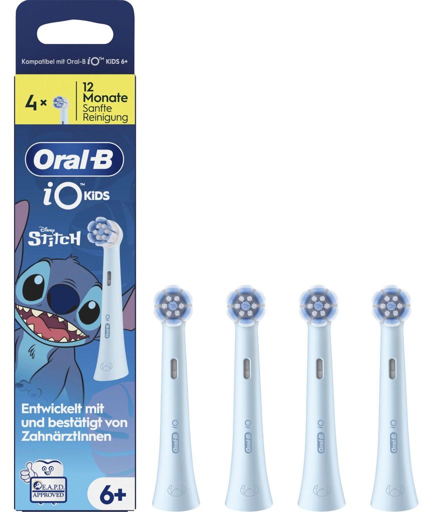 Oral-B iO Lot de 4 brossettes Kids Stitch Image du produit 