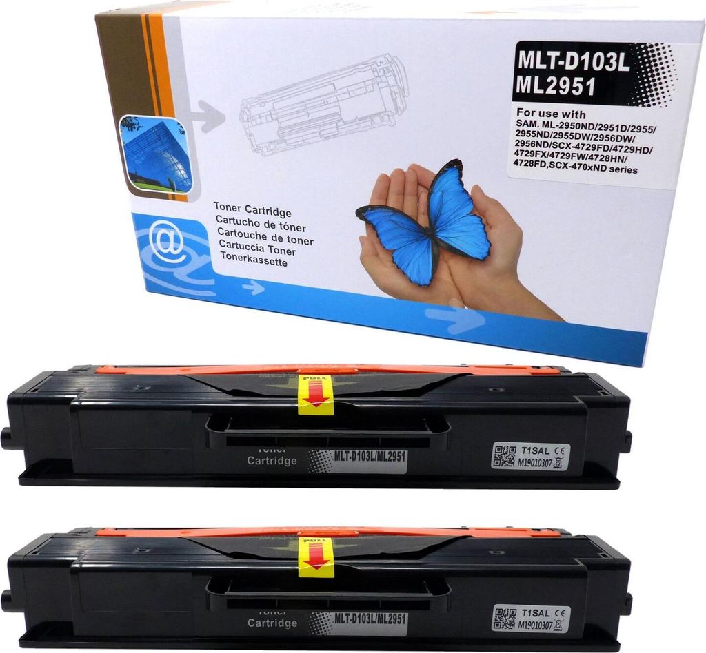 2x Toner ersetzt MLT-D103L / ML2951