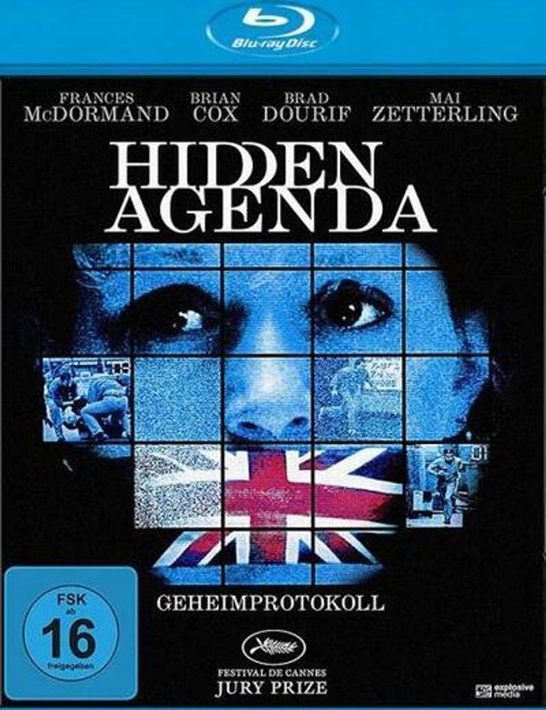 PLAION Hidden Agenda - Geheimprotokoll, Film, Blu-ray, Deutsch, Englisch, 109 min, Hidden Agenda, Thriller