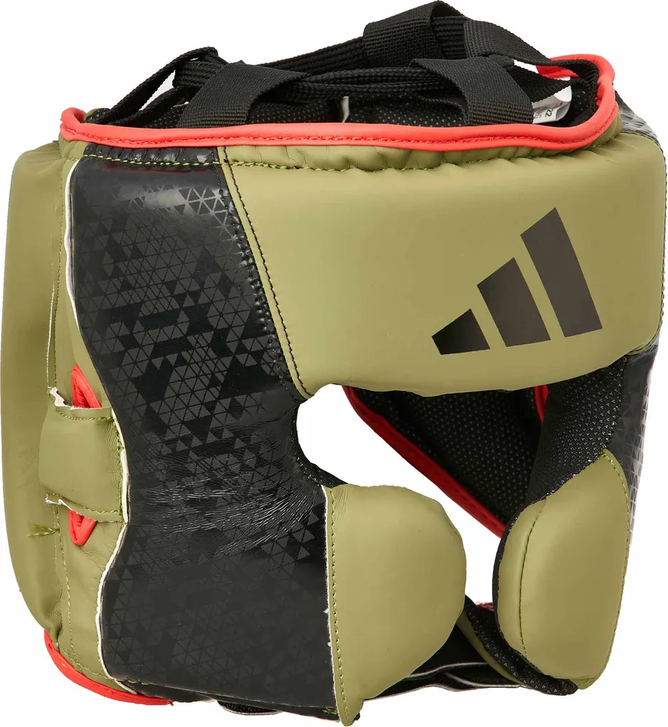 Casque adidas Combat 50 vert et noir adiC50HG protection boxe taille L
