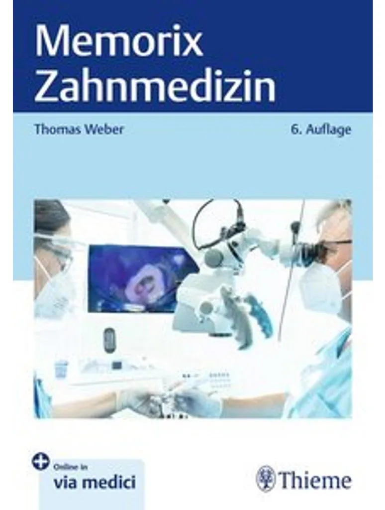 Memorix Zahnmedizin livre de poche complet pour réviser l'odontologie