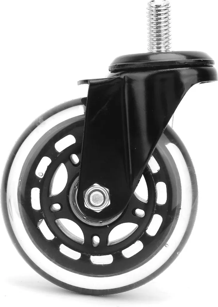Roulettes pour Chaise de Bureau et Chariot de Déménagement en PU 3"