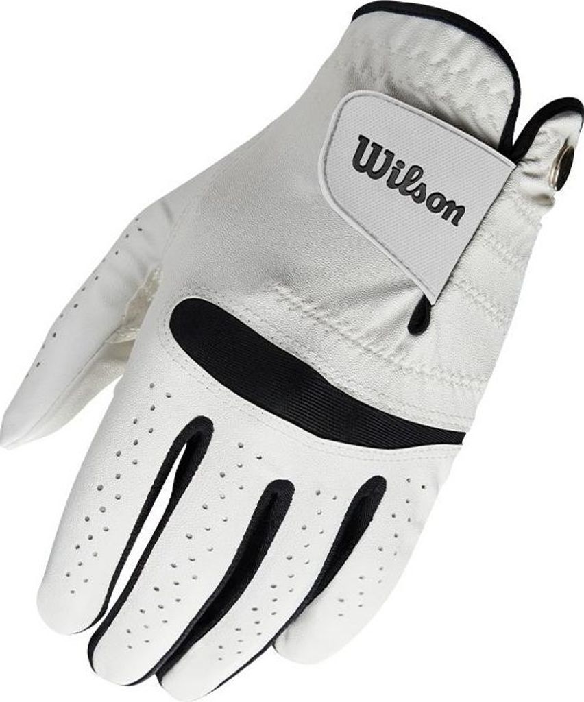 Wilson Feel Plus Herren-Golfhandschuh für Linkshänder, weiß