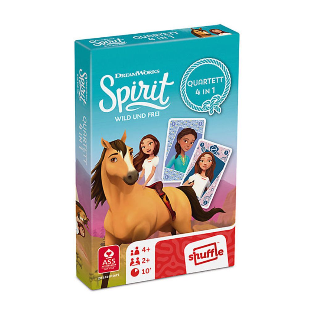 Ass Altenburger Kartenspiele Spirit - Quartett 4 in 1