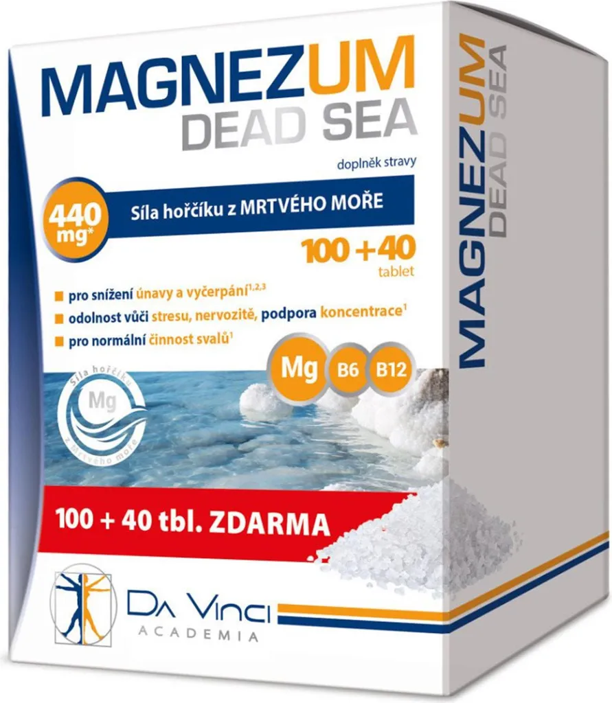 Complément alimentaire Magnésium de la Mer Morte format 140 comprimés