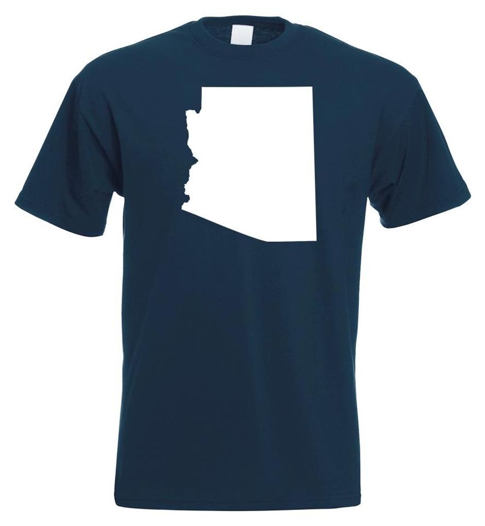 Kiwistar - T-Shirt - Navy - USA - Arizona Phoenix Herren Funshirt Bedruckt Design Sprüche Spruch Motive - mit Motiv Bedruckt - Funshirt Design - S...