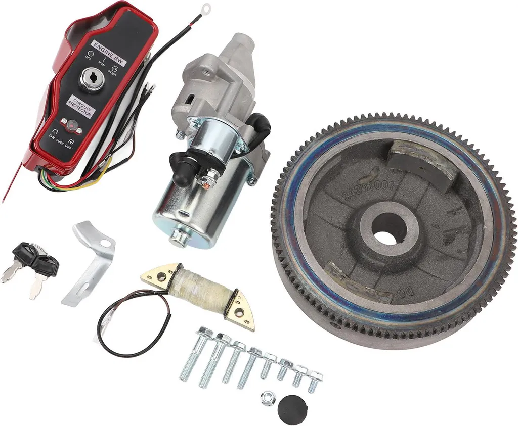 Démarrage facile pour GX390 : kit électrique avec volant et boîtier