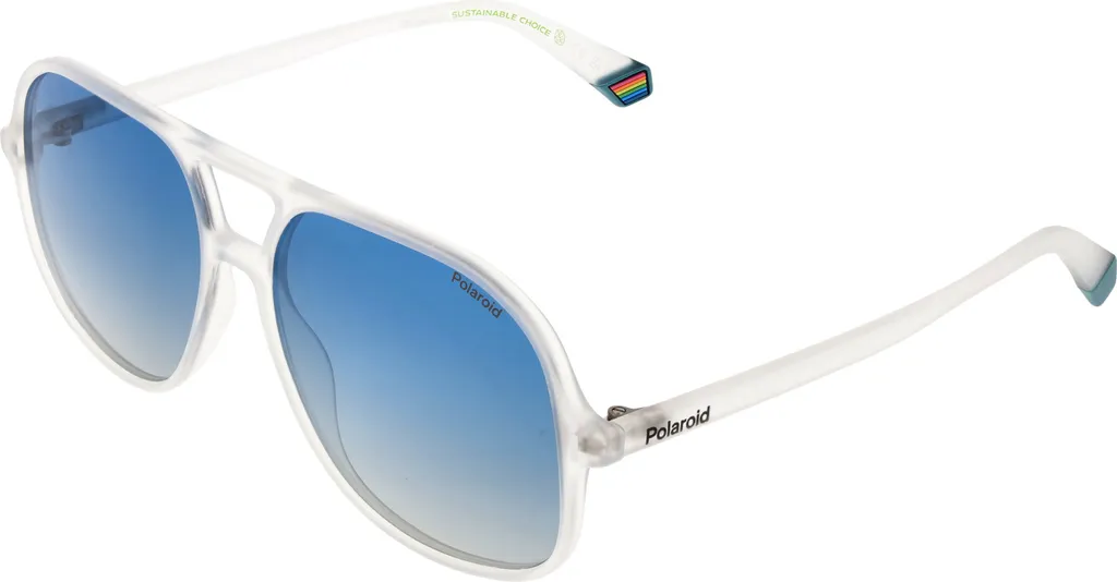 Polaroid PLD 6217/S 2M4 Cristallo Opaco: Occhiali da Sole Polarizzati Unisex