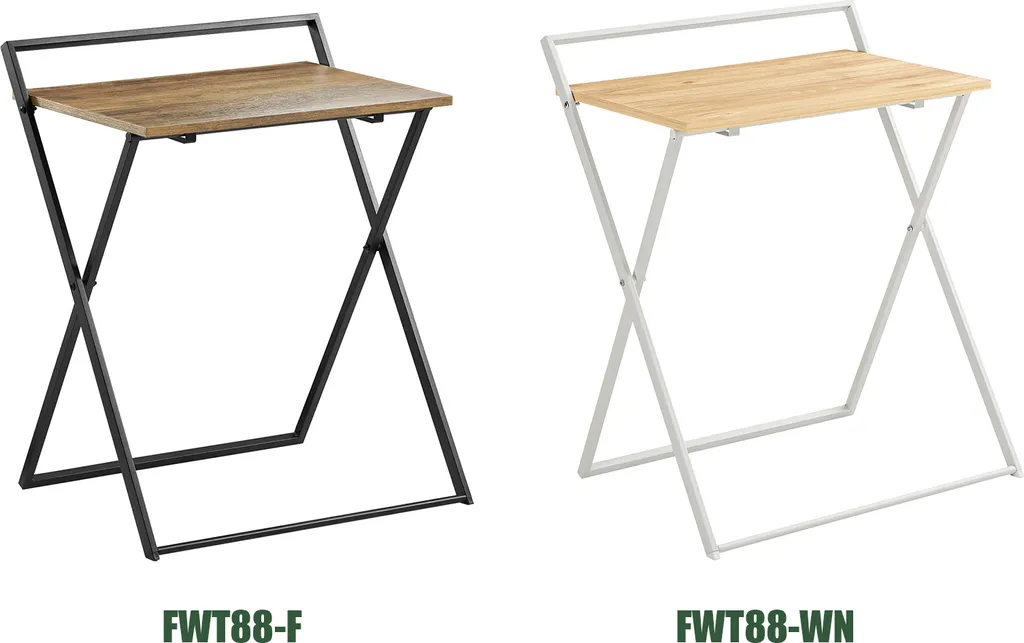 Bureau Pliable sans Montage Table de Travail Stable pour Petit Espace - 4