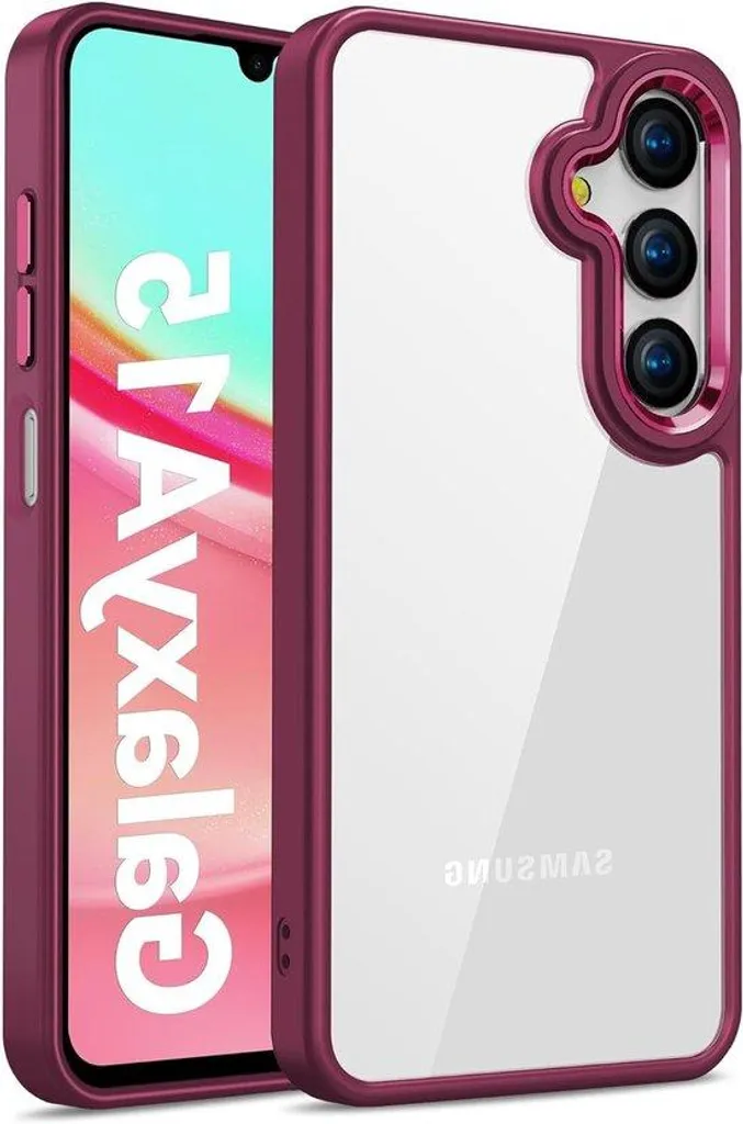 Protection smartphone 4G/5G bordeaux résistante pour usage quotidien