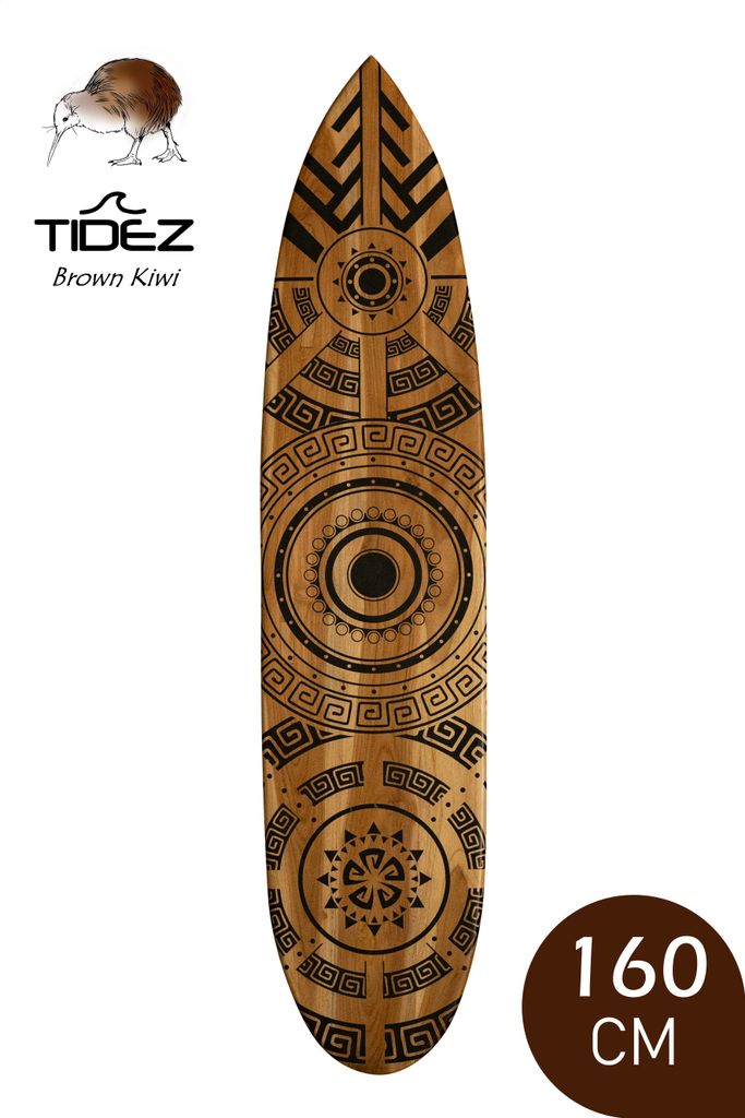 Tidez Surfbrett Dekoration - Surfbrett aus Holz - Surfbrett Produktbild 