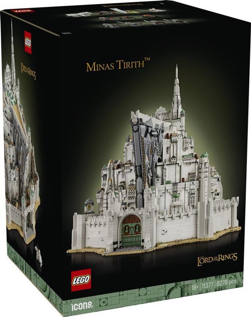 LEGO ICONS: De Heer der Ringe: Minas Tirith™, Bouwset, Productafbeelding 