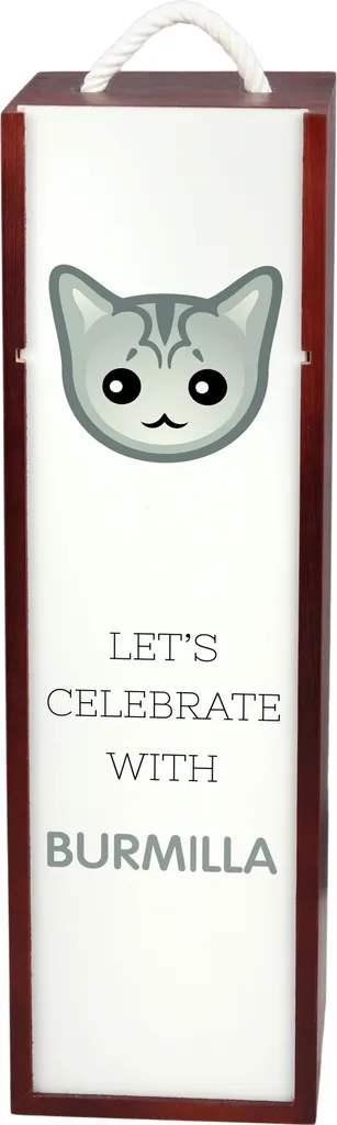 Wine Box Burmilla Art-Dog: Design Geometrico e Legno per Casa Tua