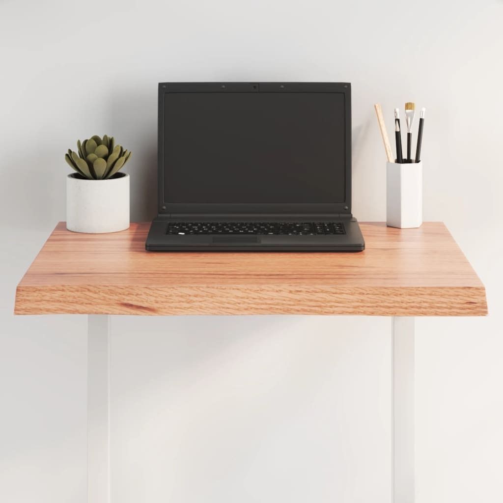 Schreibtischplatte Hellbraun 60x50x4 cm Massivholz Eiche , Tischplatten Design 2024