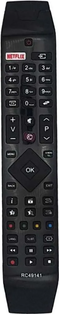 Télécommande HITACHI RC49141 XY1352 Netflix Intégré Haute Qualité