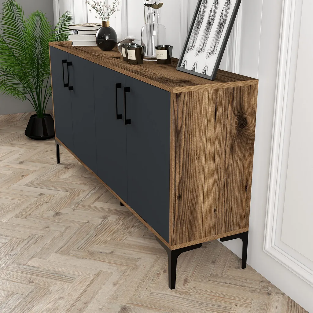 Commode Kiev Skye Decor contre le désordre : rangement 160 cm - 3