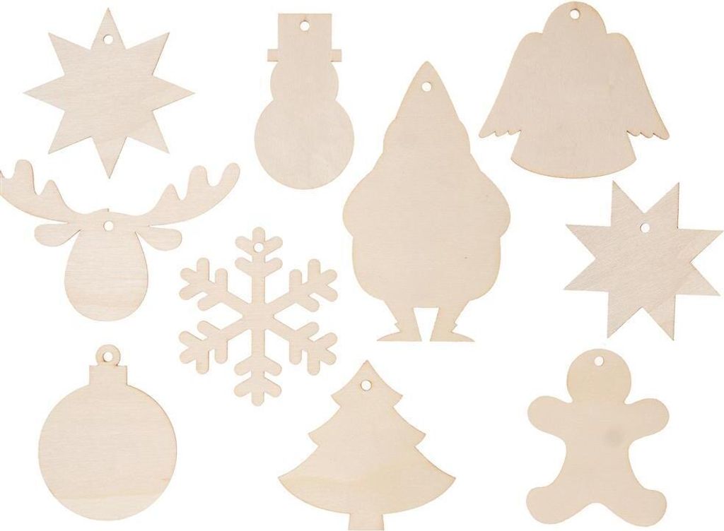 Großpackung Weihnachtsanhänger, 100 Stück Produktbild 