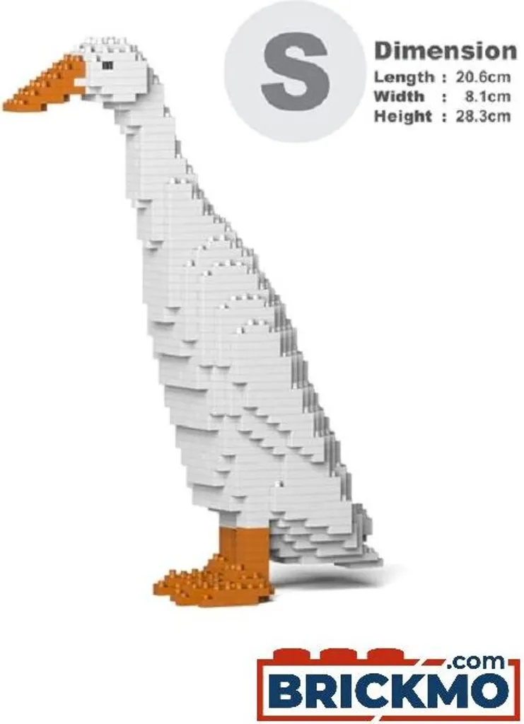 JEKCA Ente 01S ST19BD07 - Jeu de Construction Canard en Briques 3D