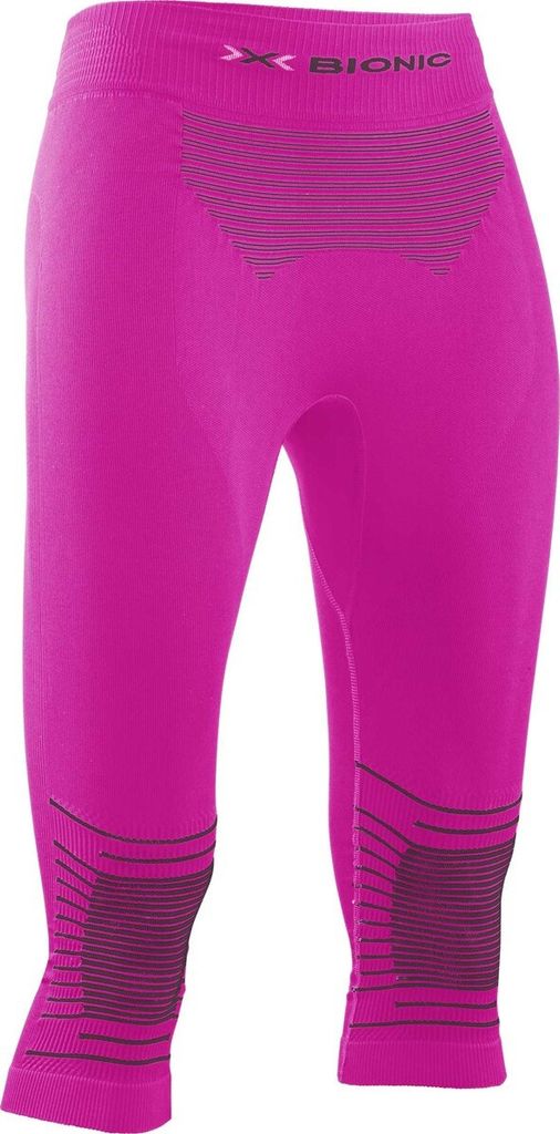X-BIONIC Energizer 4.0 3/4 Funktionshose Damen neon flamingo/anthracite XS