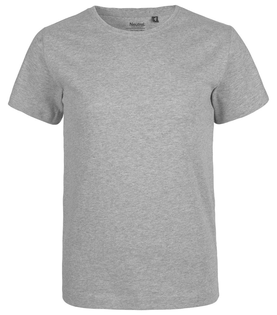 Neutral - T-Shirt für Kinder, kurzärmlig LT4895 (134) (Grau)