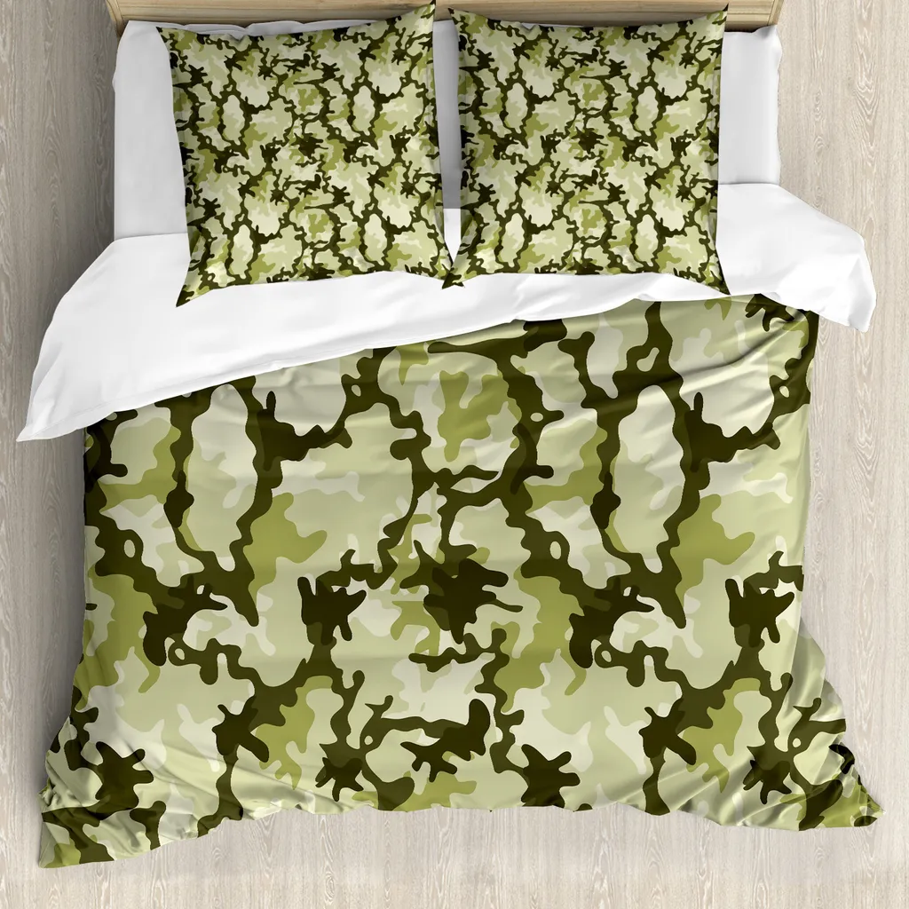 Copripiumino Camouflage ABAKUHAUS - Arredo Moderno Jungle 155x220cm