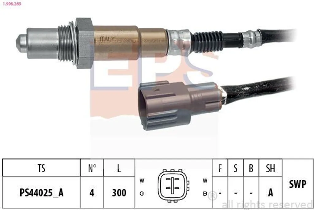 Capteur Oxygène Sonde Lambda pour Toyota - Régulation Gaz Échappement