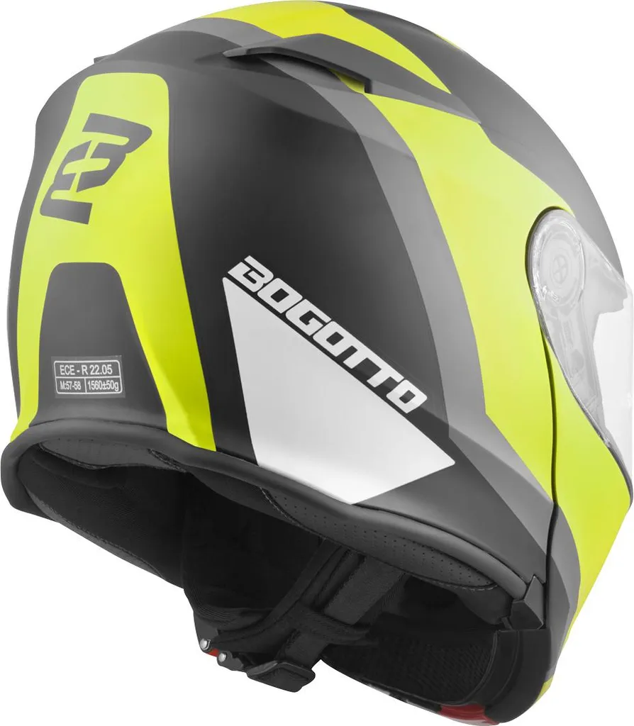 Casque Bogotto V271 BT Zabu avec Intercom Bluetooth et Visière Solaire