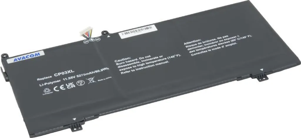 Batterie 61Wh CP03XL haute capacité pour HP Spectre X360 13-AE PC