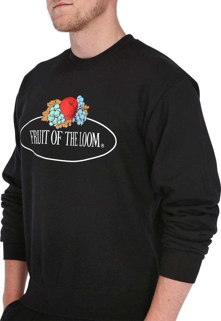 Sweatshirt mit Vintage-Logo ,Farbe: schwarz ,Größe: S