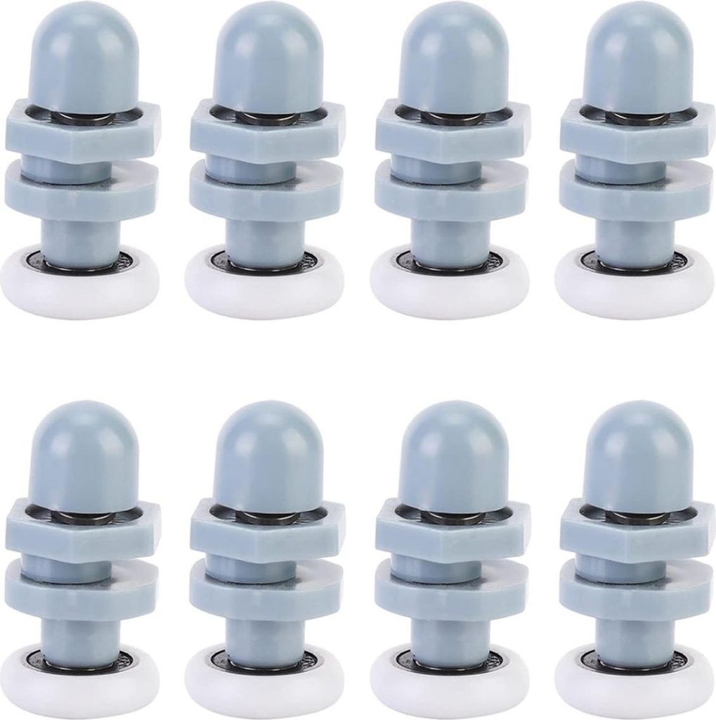 Stück langlebige Duschtürschienen aus Kunststoff, Gleitschienenrolle, Badezimmerglas für Ersatzteile (20 mm)