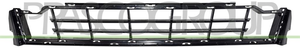 PRASCO Lüftungsgitter Grill Stoßfänger für BMW X3 (G01, F97) Schwarz