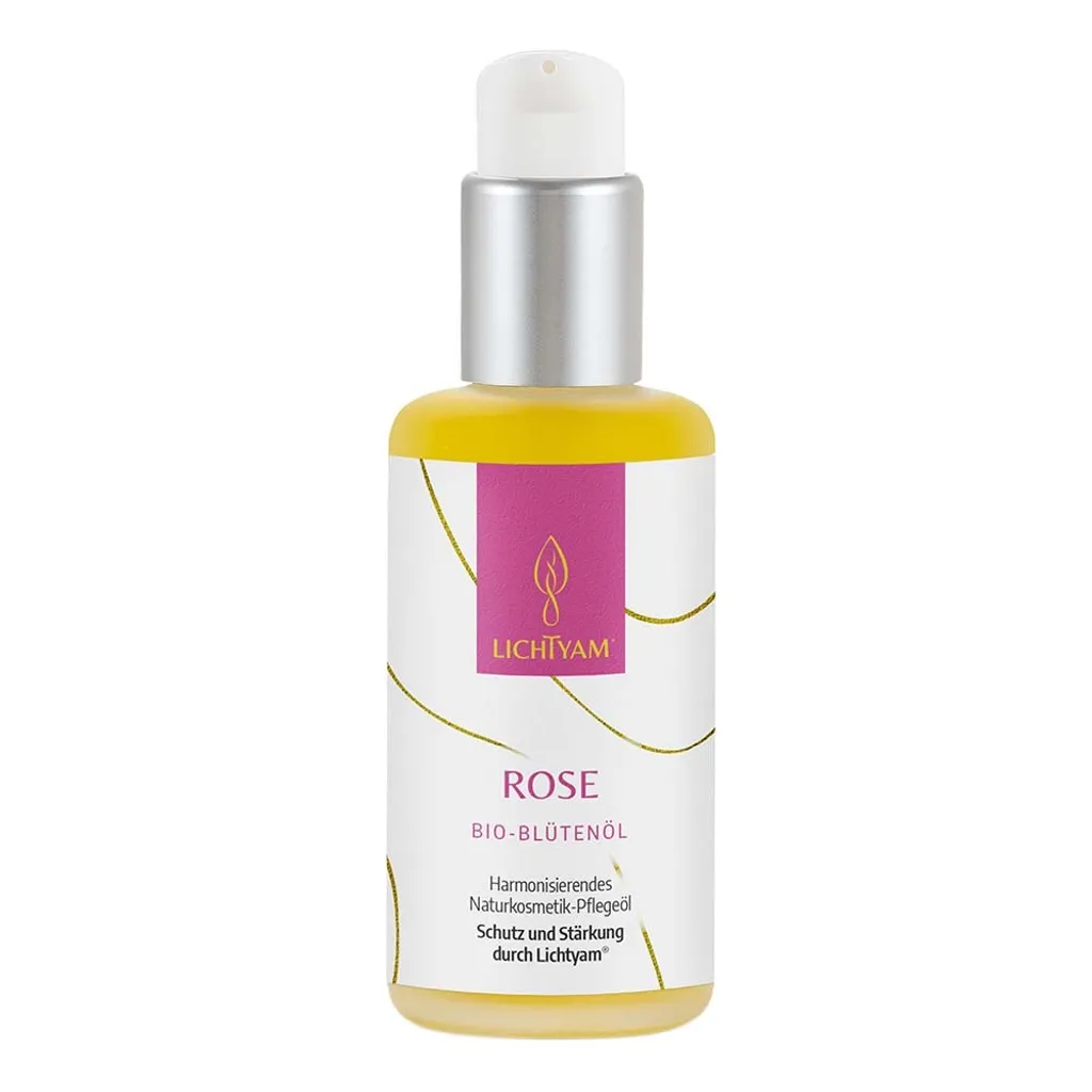 Huile de soin corps et visage bio à la rose Lichtyam 100ml