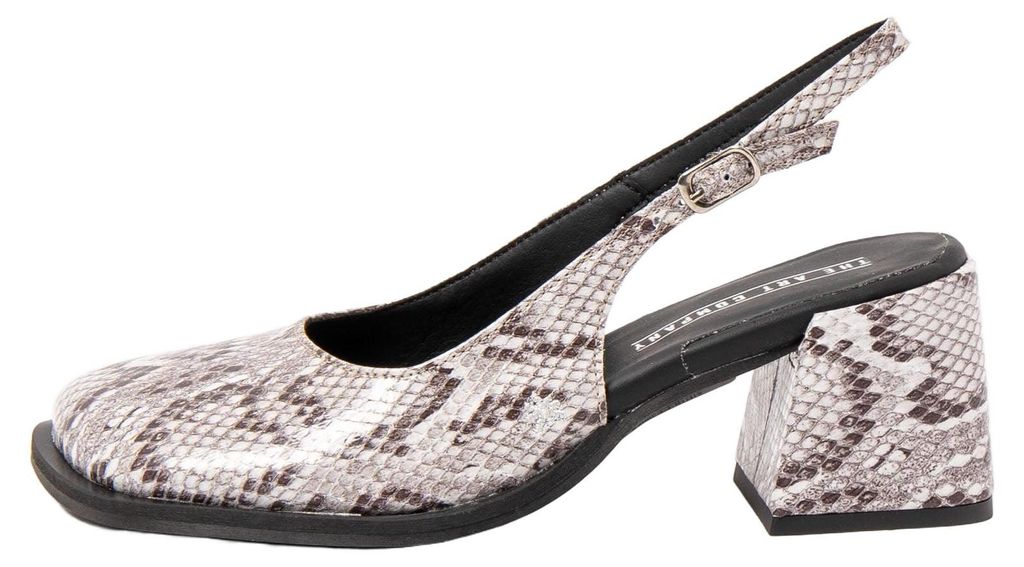 Art Sandalen mit Absatz Damen 2012S SNAKE WHITE / VERONA Farbe Weiß