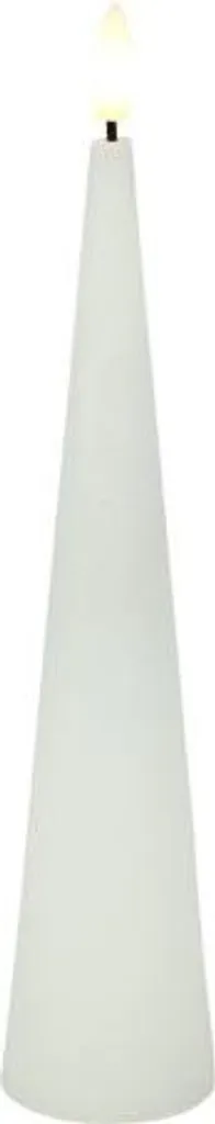 Bougie LED 25cm blanche sécurisée sans coulure pour déco sans danger