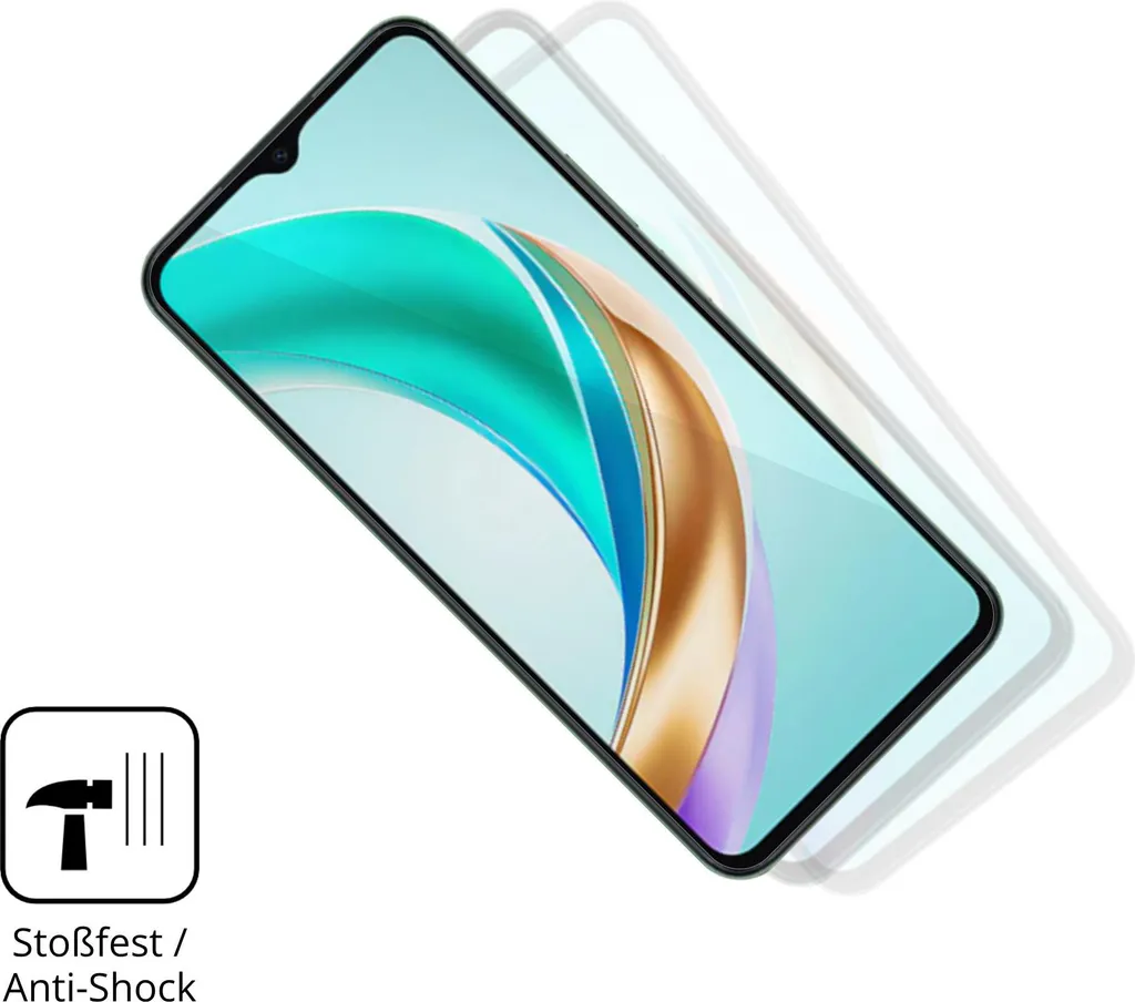 1+1x Pellicola per OnePlus 7 Pro Protettiva Protezione Vetro Flessibile 9H dipos