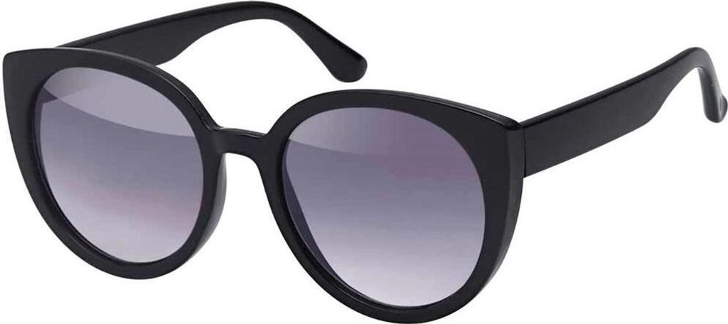 Polarisierte Damen Sonnenbrille Designer 80er Modern 30402 Grau Schwarz