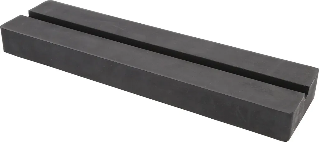 Support caoutchouc rainuré robuste 373x100x35 mm KS TOOLS 160.0484